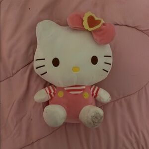 Hello Kitty Pink and White Stuffed Animal Plush